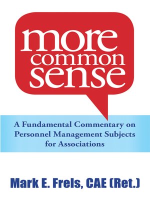 cover image of More Common Sense